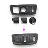 F20 F21 F22 F23 F48 F49 F39 Car Headlight Switch Panel HeadLamp Rotary Front Rear Foglight Button Cover For BMW 1S 2S X1 X2