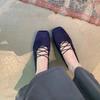 Fashion Satin Temperament Square Toe Versatile Single Shoes Women Spring and Autumn 2025