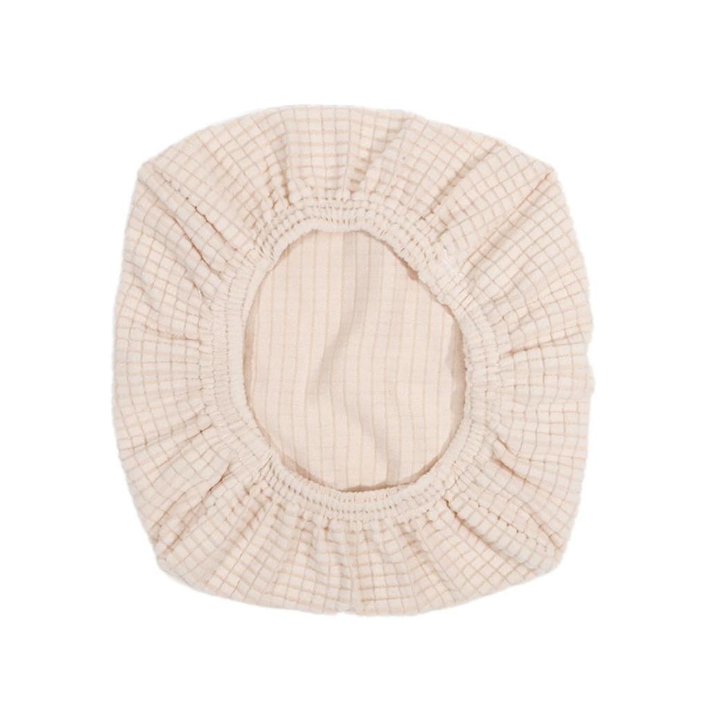 Small Square Stool Cover Elastic Removable Dustproof Household Chair Shroud Light Wear-resistant Durable Chair Cover