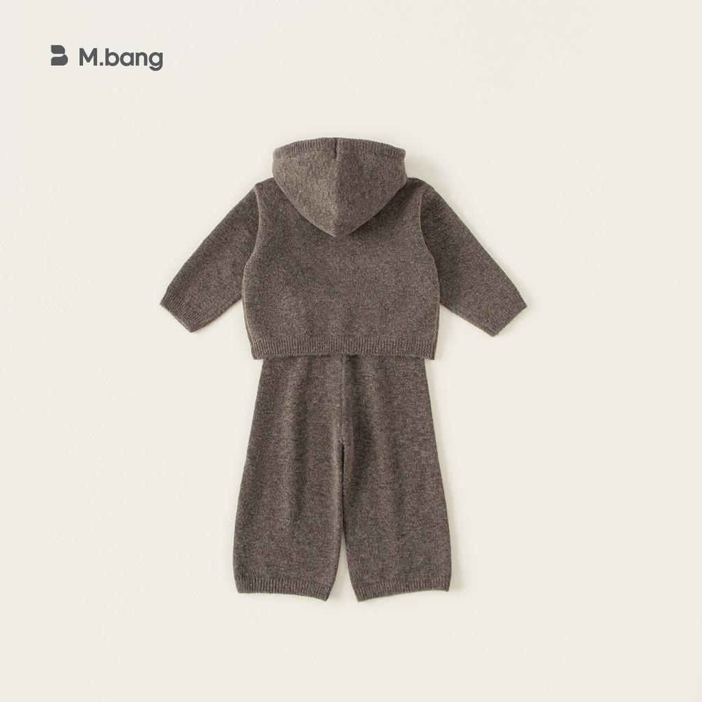 Girl Child Autumn Winter Knit Hoodie And Pants Set With Soft Fabric For Kids Age 3 To 8