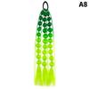 1Pcs Synthetic Wig Lantern Bubble Ponytail Multicolour Fake Braid  Girl Street Photo Modeling Lantern Long Braid