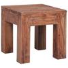 Day and Night - Day and Night Solid Mahogany Wood Coffee Table 30x30x30 Cm