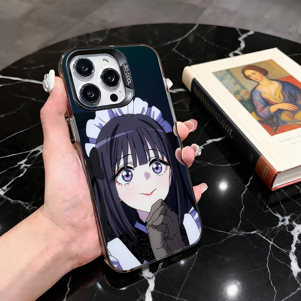 

My Dress-Up M-Marin cosplay Phone Case For iPhone 17,16,15,14,13,12,11 Plus,Pro Max,XS,Colorful Silver Phone case Funda Cover iPhone17air