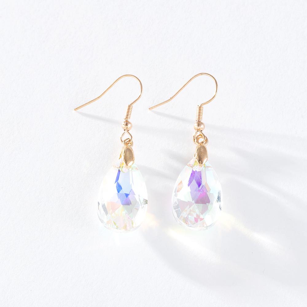 

Pinkdudu, модные 6 цветов, серьги-капли со стразами, романтические элегантные геометрические серьги для женщин, ювелирные изделия, подарки PD1407