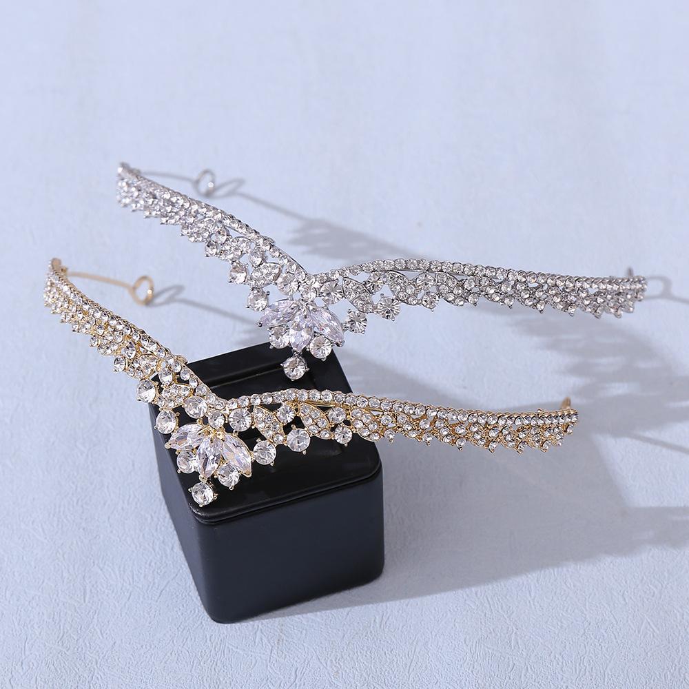 Princess Tiara Crown for Women Girl Zirconia Small Bridal Tiara for Wedding Bride Birthday Party Prom Hair Jewelry Headpiece