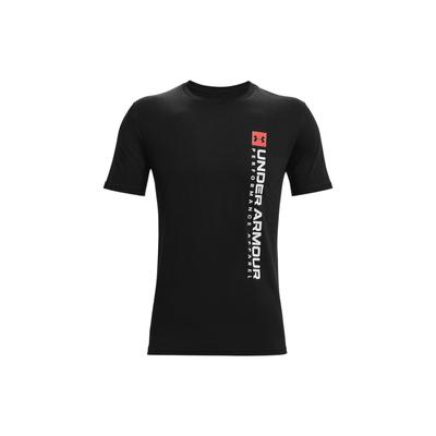 Maglietta da Allenamento Sportivo Girocollo con Stampa Logo Scatola UA Uomo T-Shirt Nera 1361669-001