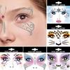 Cartoon Face Stickers Glitter Face Art Decor Glitter Makeup Stickers  Theater Gifts Birthday Party