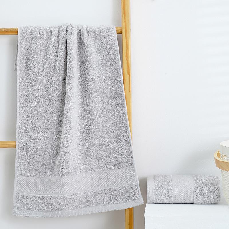 

Pure Cotton Jacquard Towel Thickened Water-absorbing Gift Idea Towel Facial Towel Durable Durable Useful Useful 34*75