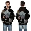 Bluza z kapturem Rick And Morty z cyfrowym nadrukiem 3D dla mężczyzn, codzienna odzież sportowa w kolorach zielonym, szarym, czarnym, białym