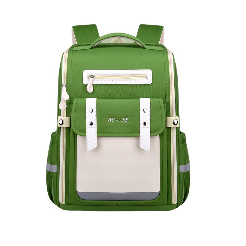 

Новинка 2024 года, детские школьные сумки для девочек и мальчиков, непромокаемый детский рюкзак, рюкзаки для учащихся начальной школы, ортопедический рюкзак, школьный рюкзак Big зелёный