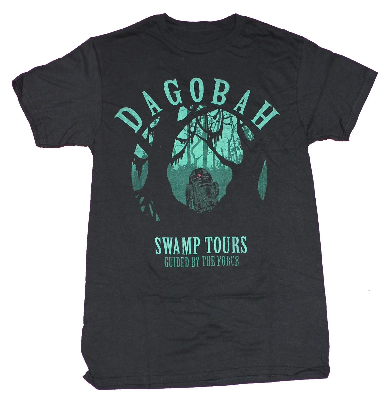 Star Wars Mens T-Shirt - Dagobah Swamp Tours Guided By The Force M
