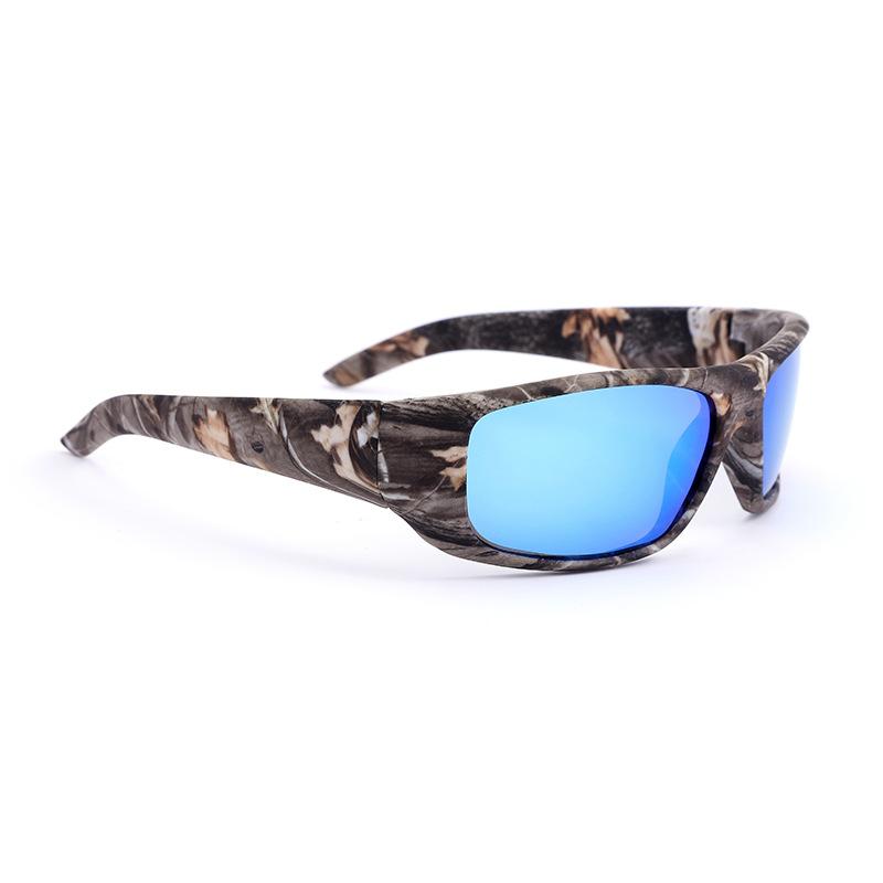 

Outdoor Sports Sunglasses Cycling Eyewear Lightweight Frame UV Protection Polarized Lenses Durable Design for Active Use One Size синій