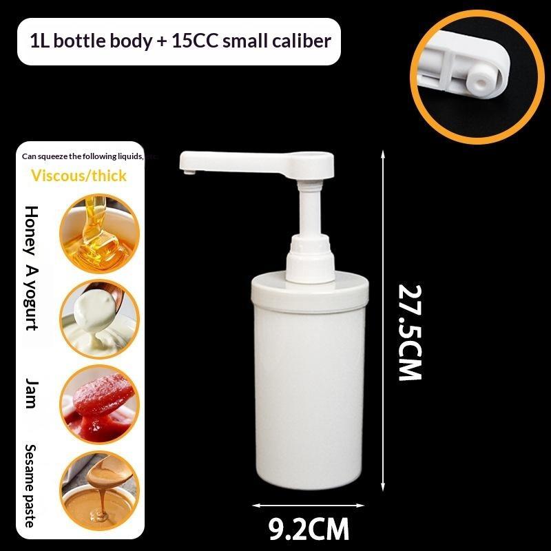 Food Grade Plastic Multipurpose Syrup Dispenser Detachable Design Accurate Pump For Cafe Milk Tea Shop Home Bar