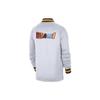 Nike NBA Miami Heat Showtime City Edition Dri-Fit Jacket White Men Streetwear DN8409-100