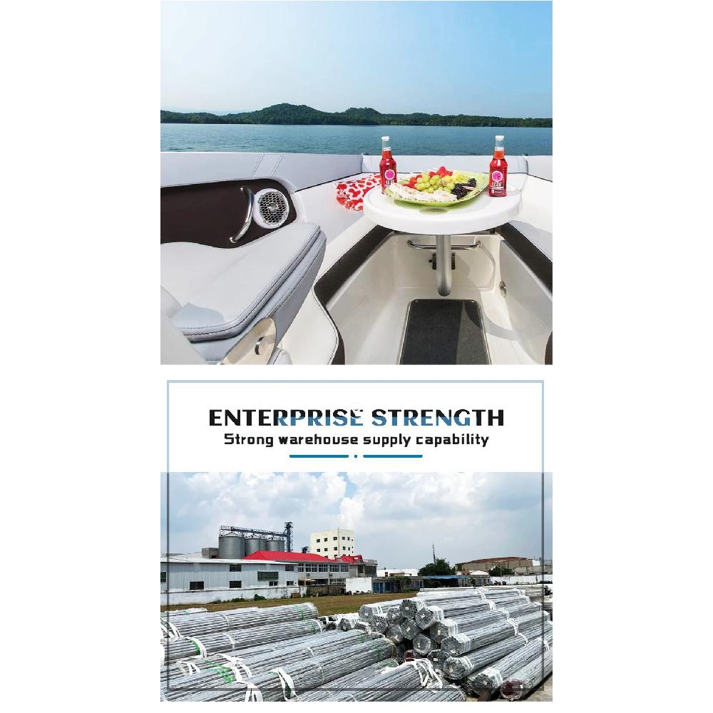 Boat Accessories Boat Handrails Marine Polished 8-5/8" Handle 316 Stainless Steel Deck Handrail High Quality for Yacht Hardware