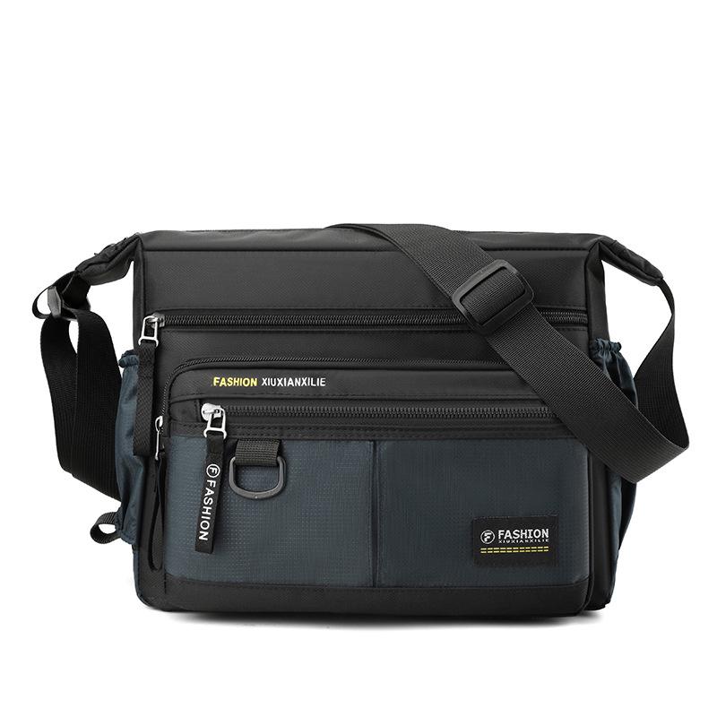 Herren Wasserabweisende Oxford-Stoff Umhängetasche - Großes Fassungsvermögen Outdoor Reise- und Business-Rucksack