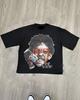 Vintage Trendy Spikyhair Bigmouth Sparklyteeth Graphic Tee Cotton Unisexs Unisexs Tshirt Y2k Streetwear