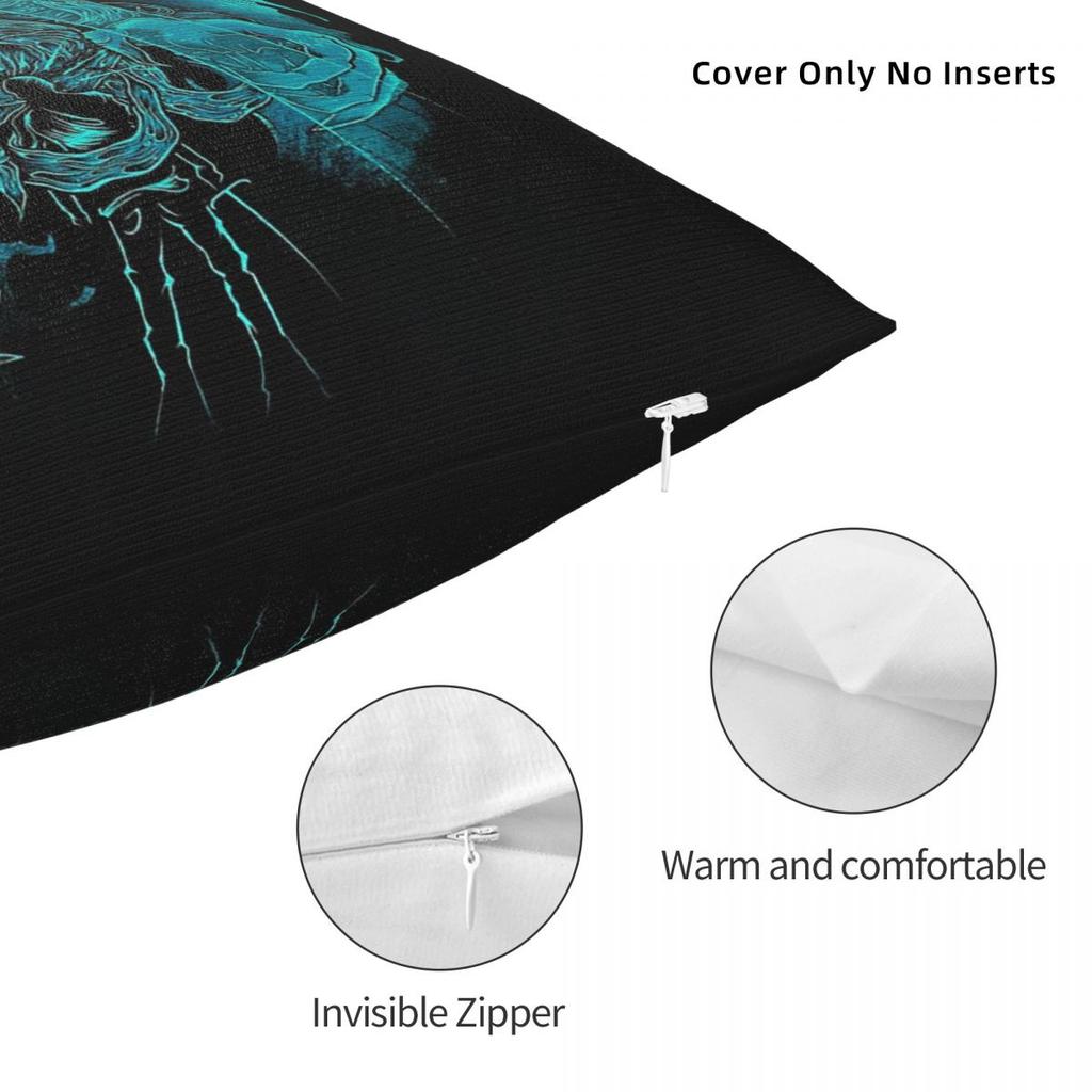 Cthulhu Monster Creature Square Pillowcase Polyester Linen Velvet Creative Decorative Pillow Case Sofa Seater Cushion Cover 18"