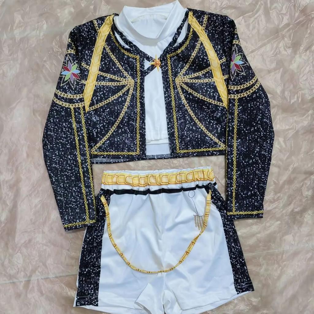 Kids Rumi Mira Zoey Cosplay KPop Demon Hunters Girl Costume K Pop Huntrix Golden Costume Child Halloween Party Clolthes Outfit