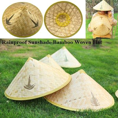 Sunscreen Party Sun Hats Summer Woven Straw Hats Natural Bamboo Hats  Men Women Outdoor
