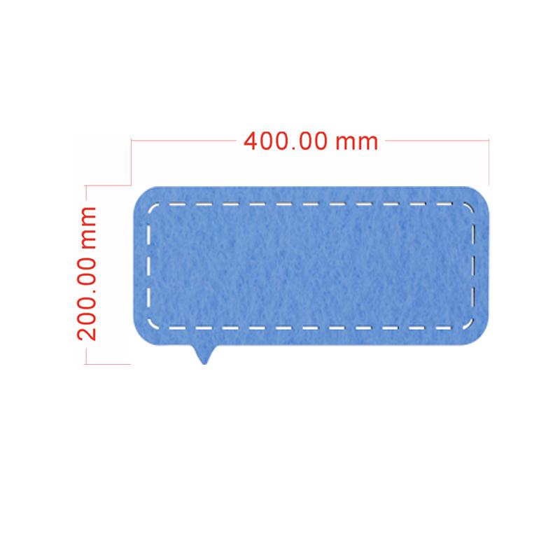 Self-Adhesive Felt Message Board & Photo Wall Stickers for Kindergarten