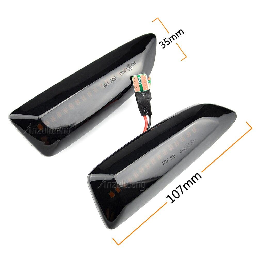 For Opel For Vauxhall Astra J K Crossland X Grandland Insignia B Zafira C LED Dynamic Turn Signal Light Side Fender Marker Lamp