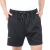 Mizuno Soccer Wear Half OFF THE Slim Black Shorts, Pants, PITCH, Stretch, Silhouette, Unisex, P2MDB066,