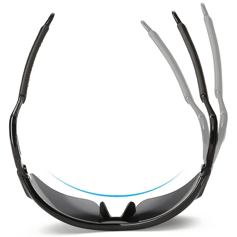 Jinmoioy Sports Sunglasses Men Polarized UV Ultraviolet Cut Unisex Ultra Lightweight Golf Running Fishing Cycling Baseball One Size Fits All