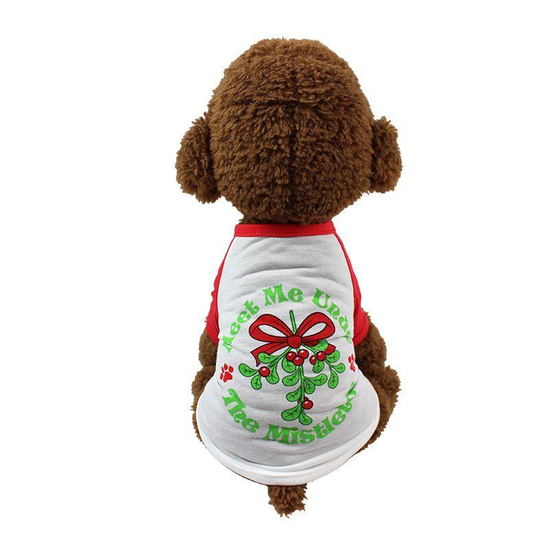 Adorable Dog Cat Puppy Christmas Pullover With Santa Elf Design For Xs/s/m/l/xl Pets
