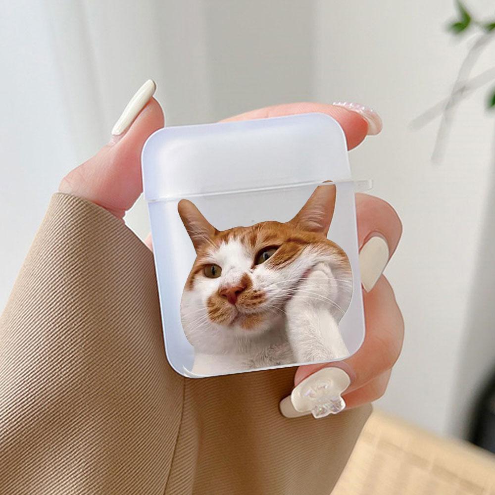Fundas Funny Cats Dog Couples Earphone Case for Airpods Pro 2 1 Clear Soft Matte Headphones for Airpods 3 Animal Customize Cover