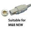 Kompatibel mit neuen Patientenmonitoren von M&B, wiederverwendbarem SPO2-Sondensensor, SPO2-Fingersensor, Überwachung der Blutsauerstoffsättigungsdaten