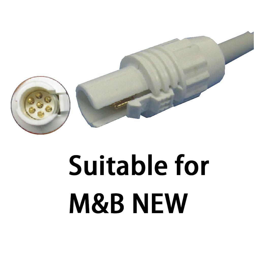 Kompatibel mit neuen Patientenmonitoren von M&B, wiederverwendbarem SPO2-Sondensensor, SPO2-Fingersensor, Überwachung der Blutsauerstoffsättigungsdaten