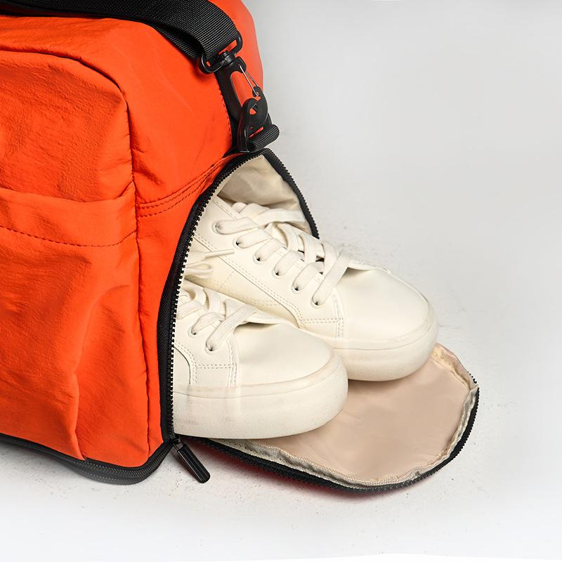 Universal wheel expandable short-distance travel bag business trip large capacity multi-functional dry and wet separation labor bag luggage female