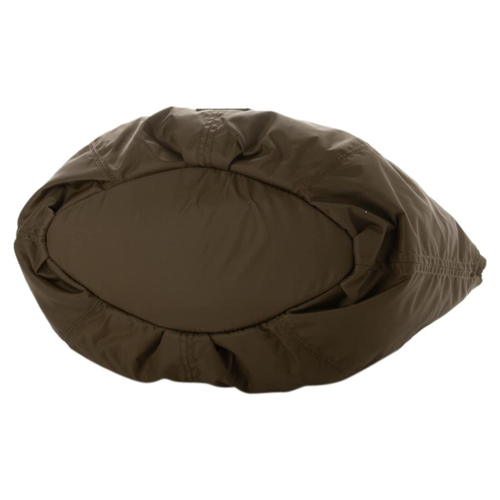 Isaac Recycled Nylon Fluffy Tote Chocolate Bag, Medium, Y01-03-02, Women's,