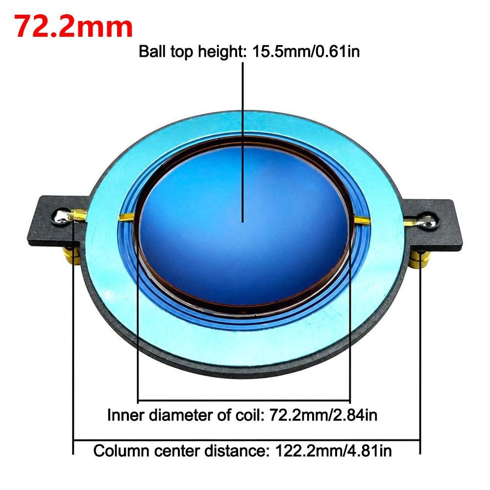 1Pcs 34.4/44.4/51.2/72.2/74.5mm Tweeter Voice Coil Membrane for DIY Treble Speaker Repair