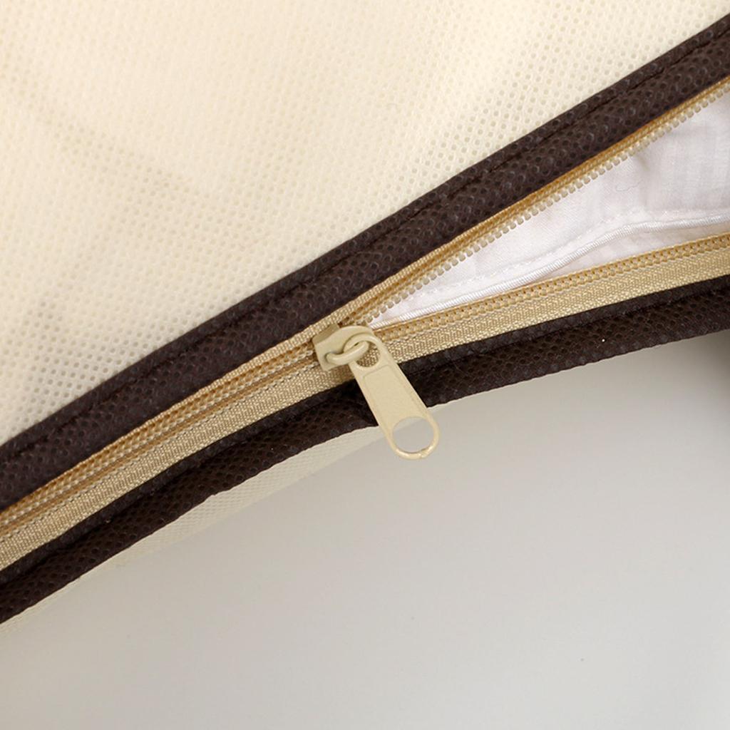 40x55cm Nonwoven Zippered Pillow Storage Bag With Handles Dustproof Organizers For Bedding Clothes Travel