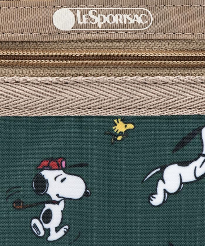Official Shoulder Bag MINI Snoopy and Woodstock Green [LeSportsac] N/S TOTE/3714 Women's