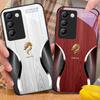 Holz Drache Für Y72 33S 11 03 36 96 Lite 35 16 Iqoo 12 V40 SE 5G 29 40 21 30 X80 Pro Vivo Gehärtetes Glas Handyhülle Schwarz