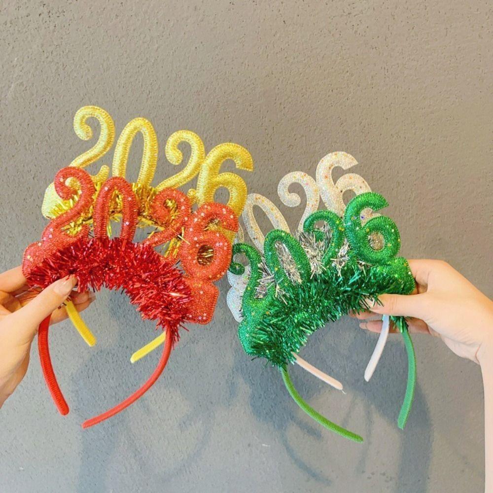 Cute Christmas Headpiece Sweet New Year Decorative Headdress Xmas Hair Band  Party Decoration