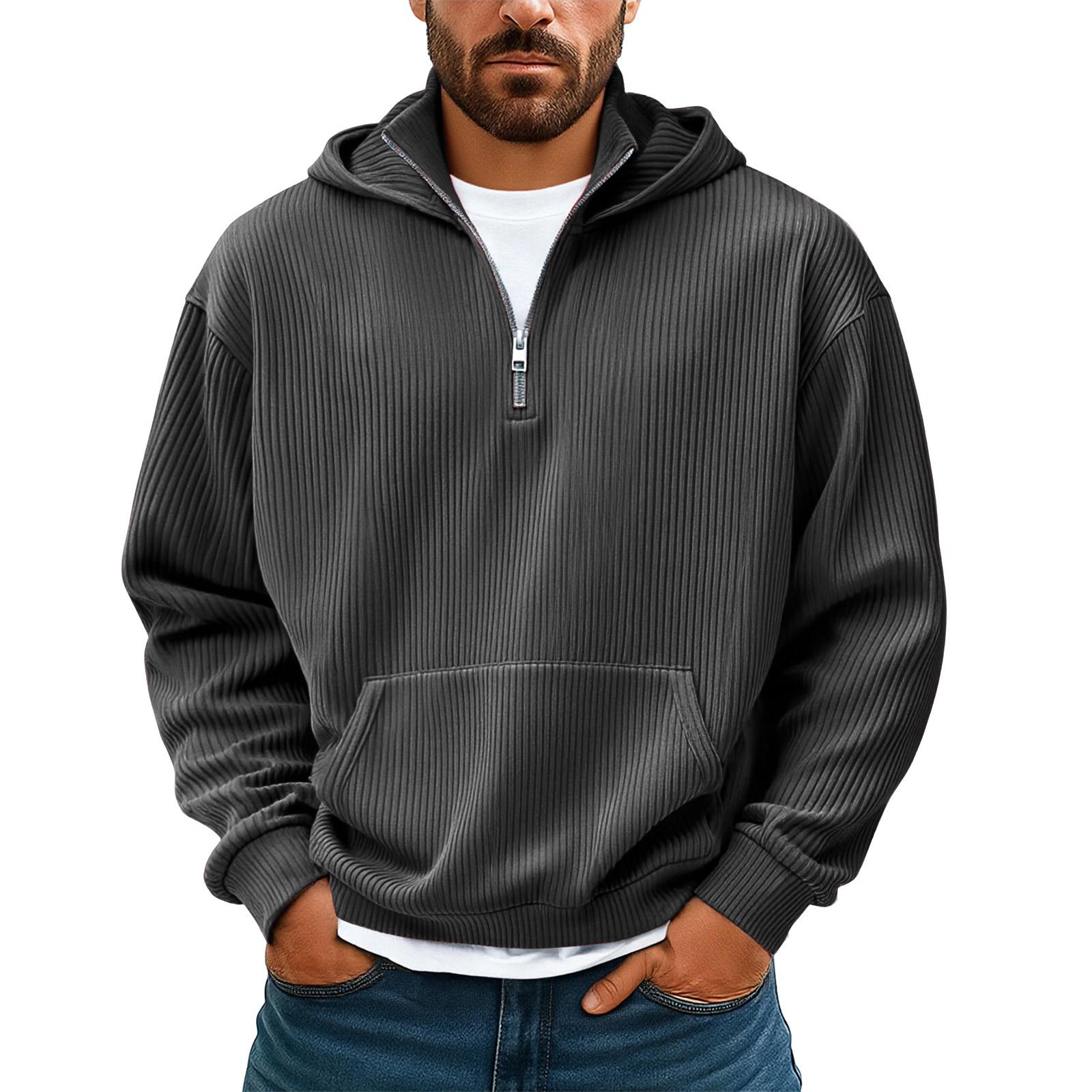 

Hooded Sports Tracksuit Unisex Running Outfits Long Sleeve Pullover Hoodies Sweatshirt L