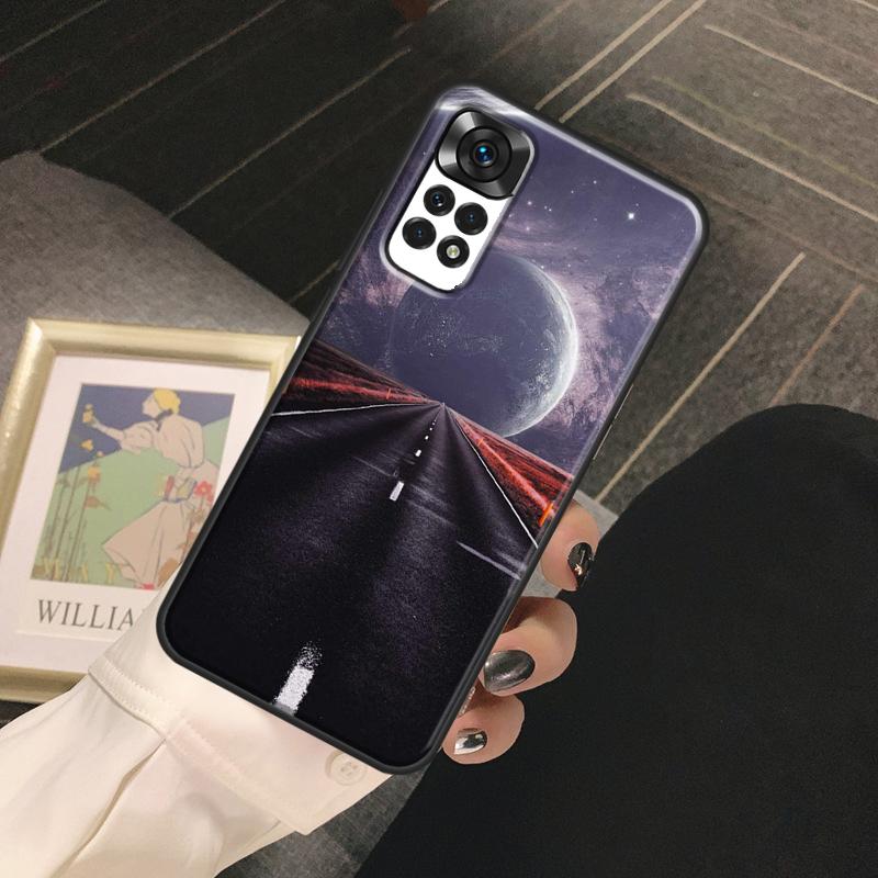 Star Space Moon Night Funda For Xiaomi Redmi Note 14 13 Pro 9 10 11 12 Pro 10S 11S 12S Redmi 14C 13C 10C 12C Case