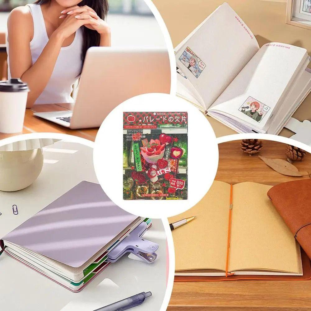 45Sheets Coated Paper Japanese Comic Stickers Y2K Style Anime Photocard Sticker Back To School