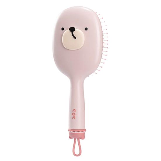 Cartoon Animal Air Cushion Brush Scalp Massage Paddle Brush Anti-static Fluffy Hair Comb Women Home Salon Hair Detangling Brush B