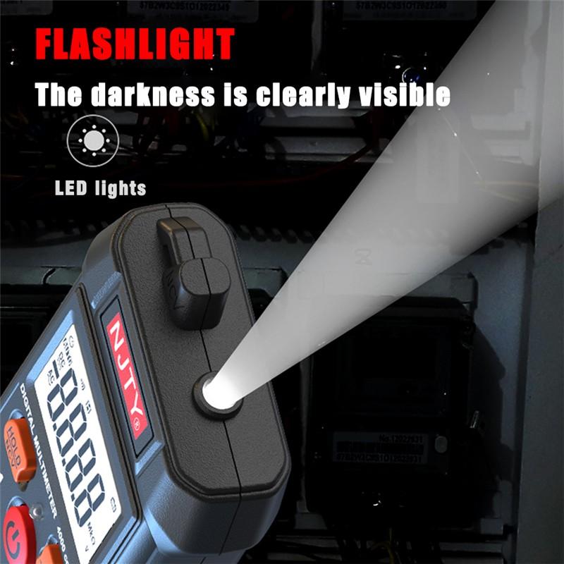 T1 Portable Digital Multimeter Backlight Voltmeter Handheld LCD Digital UA