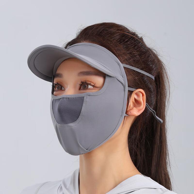 MEET SUNNY Ice Silk Sun Protection Mask with Brim 1