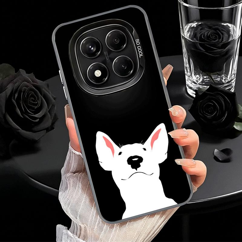 Bull Terrier Dog Cute Puppies Soft Phone Case for Samsung Galaxy S24 S25 FE S26 Edge S23 Ultra S22 Plus S21 + Shockproof Cover B