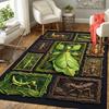 Insect Collection Pattern Rug Floor Mat for Living Room or Bedroom Soft and Comfortable Carpet a Gift for Birthday and Holiday.