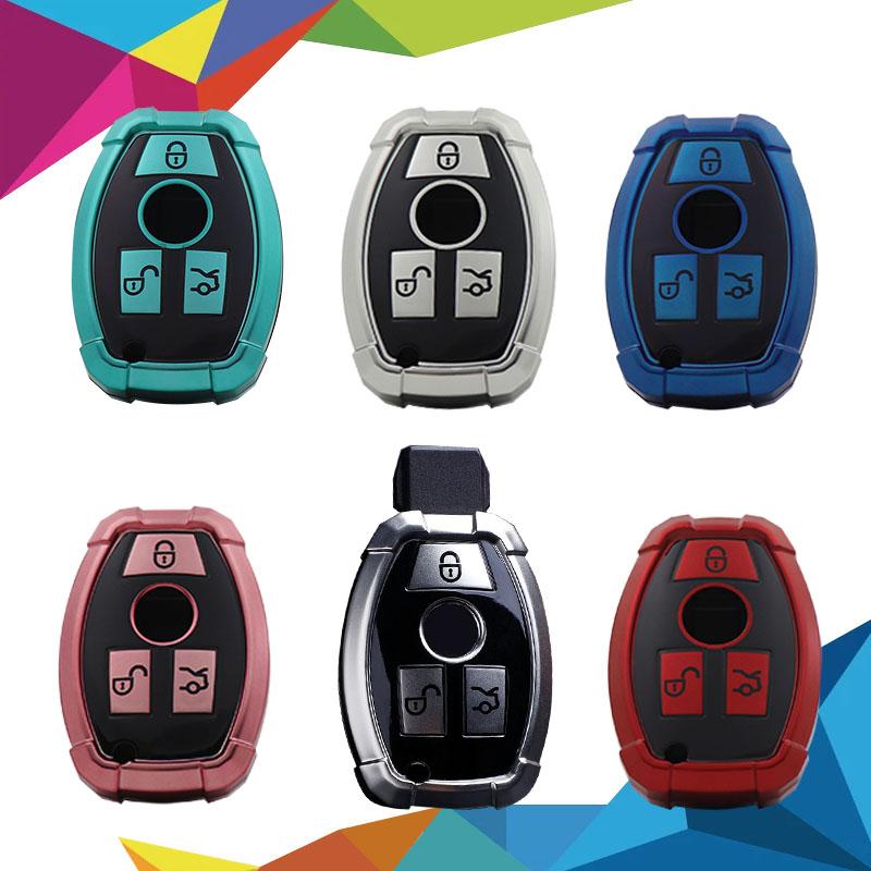 TPU Mecha Car Remote Key Cover Case Shell Key Fob For W204 W463 W176 W251 W205 Protector Holder