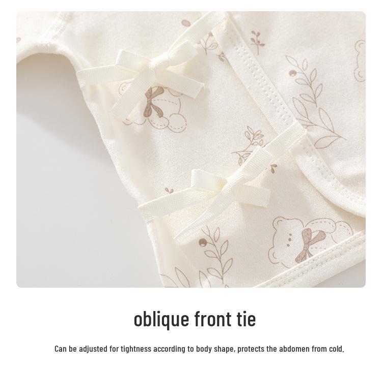 Vêtements bébé 100% Coton - Ensemble Haut & Pantalon à Entrejambe Ouvert pour Garçons et Filles