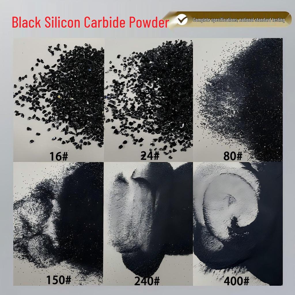 Premium Black Silicon Carbide Sand, 99% Pure, for Sandblasting and Grinding